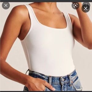 BLACK Abercrombie Tank Bodysuit